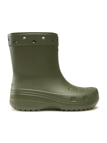 Crocs Гумени ботуши Crocs Classic Rain Boot 208363 Зелен