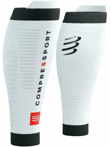 Compressport R2 3.0 White/Black T1 Покривала за прасци за бегачи