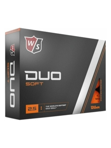 Wilson Staff Duo Soft Golf Balls Orange Standard Нова топка за голф