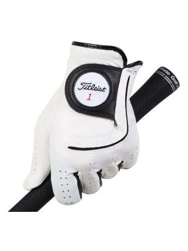 Titleist Players Flex Mens Golf Glove 2020 Left Hand for Right Handed Golfers White S