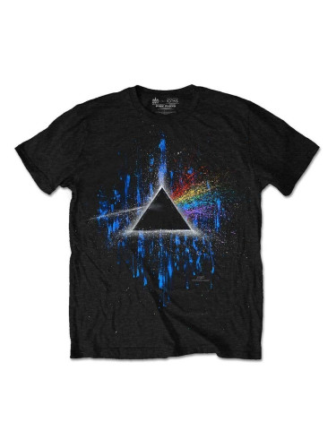 Pink Floyd Риза Dark Side of the Moon Blue Splatter Unisex Black L