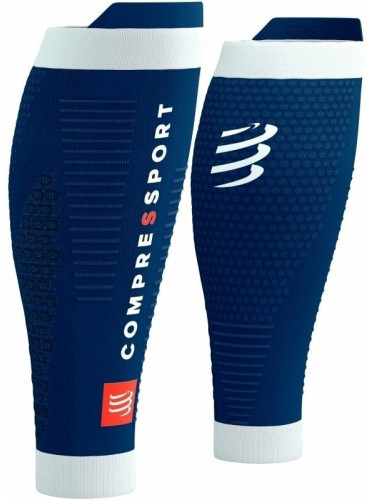 Compressport R2 3.0 Blue/White T3 Покривала за прасци за бегачи