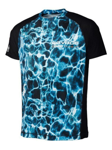 Savage Gear Тениска Marine UV T-Shirt Sea Blue XL