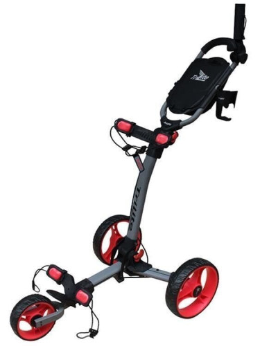 Axglo TriLite Grey/Red Ръчна количка за голф