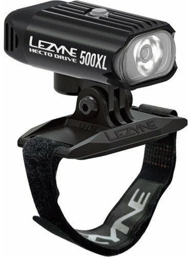 Lezyne Helmet Hecto Drive 500XL 500 lm Black/Hi Gloss Велосипедна лампа
