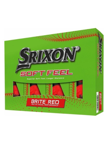 Srixon Soft Feel Brite 13 Golf Balls Brite Red