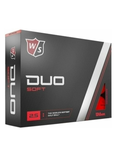 Wilson Staff Duo Soft Golf Balls Red Standard Нова топка за голф