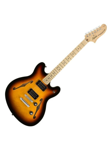 Fender Squier Affinity Series Starcaster MN 3-Tone Sunburst Джаз китара