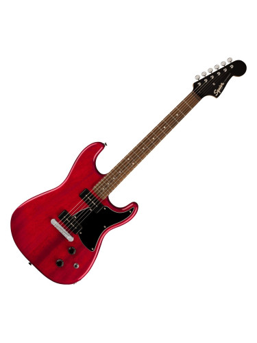 Fender Squier Paranormal Strat-O-Sonic Crimson Red Transparent Електрическа китара