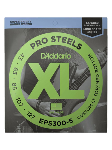 D'Addario EPS300-5 Струни за 5-струнна бас китара