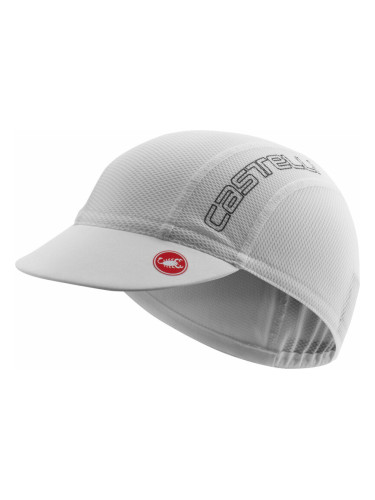 Castelli A/C 2 Cycling Cap White/Cool Gray Шапка с козирка