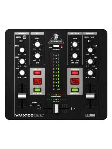 Behringer VMX100USB DJ миксер