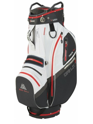 Big Max Dri Lite V-4 Cart Bag Black/White/Red Чантa за голф