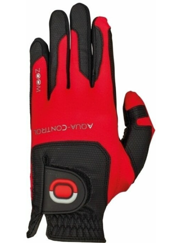 Zoom Gloves Aqua Control Mens Golf Glove Black/Red
