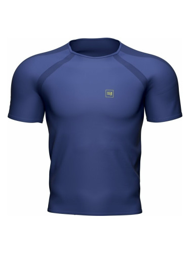 Compressport Training SS Tshirt M Sodalite/Primerose XL Тениска с къс ръкав за бягане