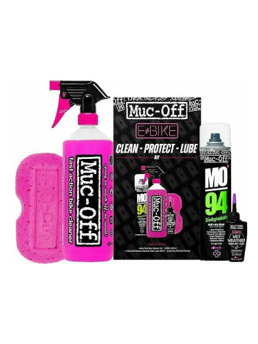Muc-Off eBike Clean, Protect & Lube Kit Почистване и поддръжка на велосипеди