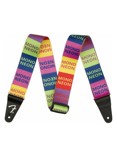 Fender MonoNeon Logo Strap Колан за китара Мулти