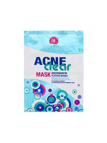 Dermacol AcneClear Маска за лице за жени 16 g