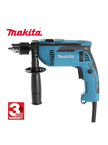 Бормашина ударна Makita HP1640, 680W, 13 мм патронник