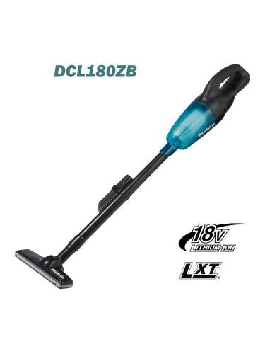 Прахосмукачка акумулаторна за сухо почистване Makita DCL180ZB, 18V, LXT, 30W, 0.65 л