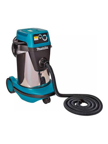 Прахосмукачка електрическа за сухо и мокро почистване, Makita VC3210L, 1050W, 32 л