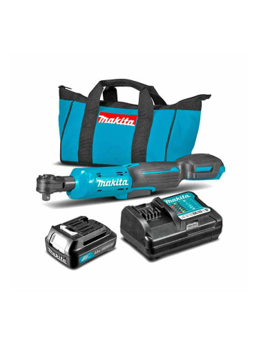 Тресчотка акумулаторна Makita WR100DWA, 12V, CXT, 1x2Ah, 1/4-3/8", 47.5Nm