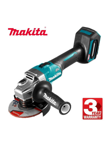 Ъглошлайф акумулаторен, безчетков, Makita GA005GZ, 40V, XGT, 125 мм
