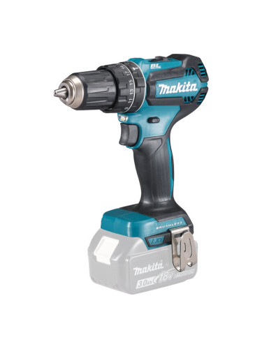 Винтоверт акумулаторен, ударен, Makita DHP485Z, 18V, LXT, 50Nm, безчетков мотор
