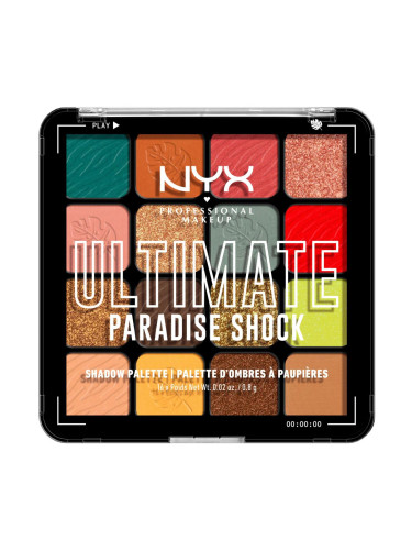 NYX Professional Makeup Ultimate Сенки за очи за жени 13,28 гр Нюанс 01 Paradise Shock