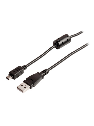 Преходен кабел, USB 2.0 A-мъжки към Nikon 8-Pin-мъжки, 2m