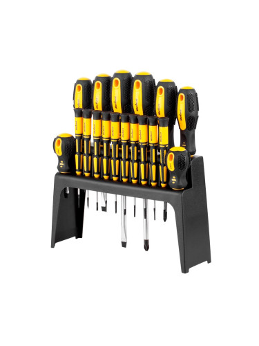 Отвертки RB-1109, комплект, стомана, 8+10 части, Rebel