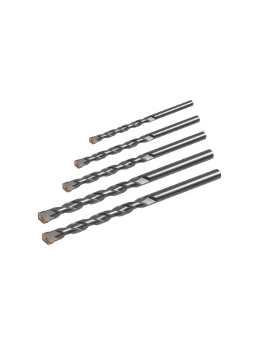 Комплект 5 спираловидни свредла, 4~10mm, за бетон, RB-1121, Rebel