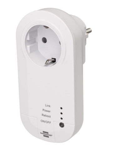 Безжичен smart, адаптер за контакт, IP20, 16A, 230VAC, 1294840, Brennenstuhl