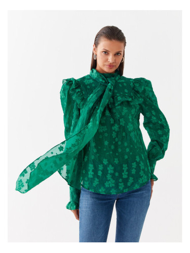 Custommade Блуза Vivica 999357205 Зелен Regular Fit