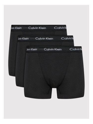 Calvin Klein Underwear Комплект 3 чифта боксерки 0000U2662G Черен