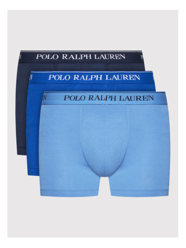Polo Ralph Lauren Комплект 3 чифта боксерки 714835885009 Син