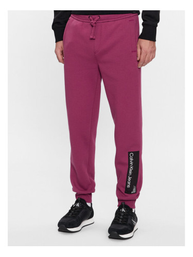 Calvin Klein Jeans Долнище анцуг J30J324053 Виолетов Regular Fit