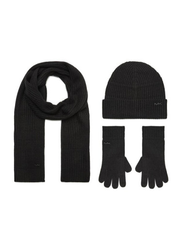 Michael Kors Комплект шапка, шал и ръкавици 2934187 Черен