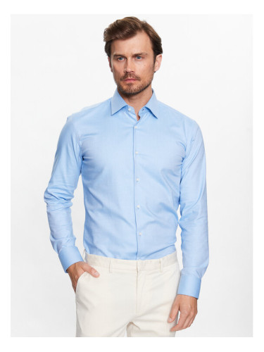 Boss Риза 50470583 Светлосиньо Slim Fit