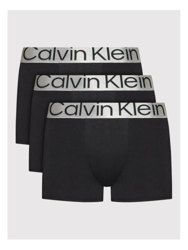 Calvin Klein Underwear Комплект 3 чифта боксерки 000NB3130A Черен