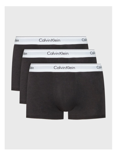 Calvin Klein Underwear Комплект 3 чифта боксерки 000NB2380A Черен