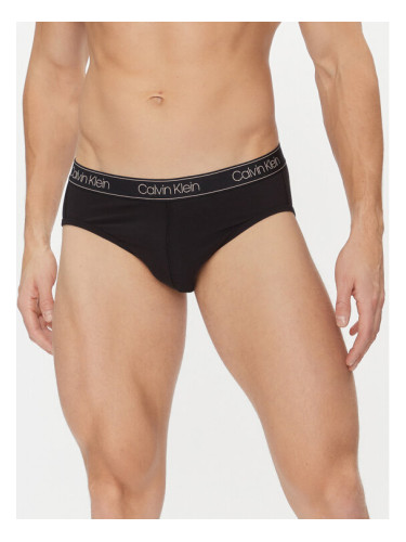 Calvin Klein Underwear Слипове 000NB2863A Черен Regular Fit