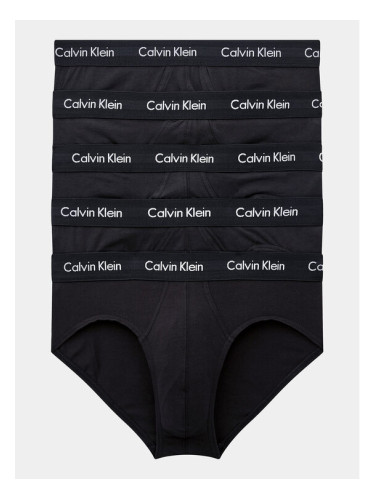Calvin Klein Underwear Комплект 5 чифта слипове 000NB2876A Черен