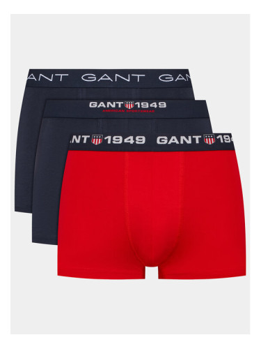 Gant Комплект 3 чифта боксерки 902133063 Черен