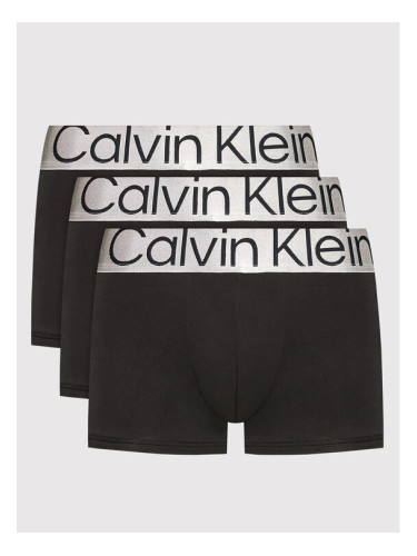 Calvin Klein Underwear Комплект 3 чифта боксерки 000NB3074A Черен