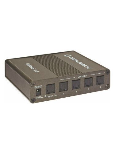 Oehlbach Optosel 4:1 MKII Brown Hi-Fi ЦАП и ADC интерфейс