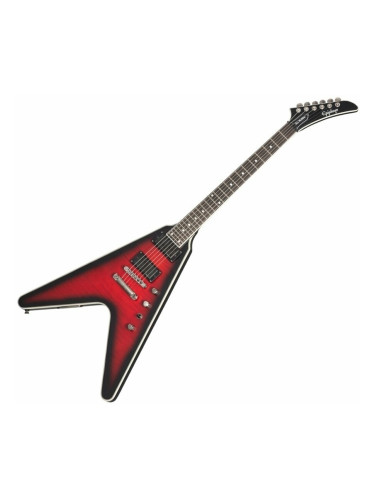 Epiphone Dave Mustaine Prophecy Flying V Aged Dark Red Burst Електрическа китара