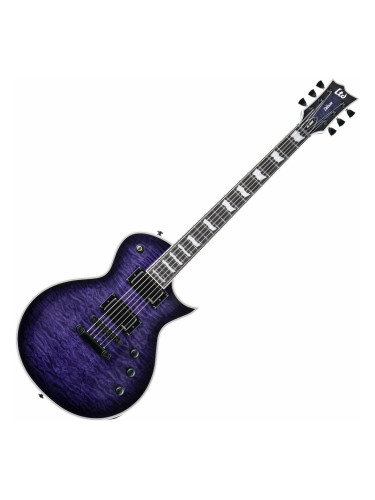 ESP LTD EC-1000 QM See Thru Purple Sunburst Електрическа китара