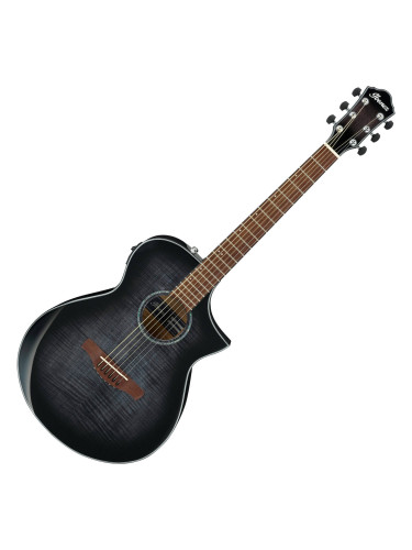 Ibanez AEWC400-TKS Transparent Black Sunburst Електро-акустична китара Джъмбо