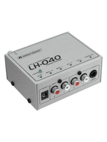 Omnitronic LH-040 Silver Грамофонен предусилвател